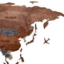 Wooden World Map 150x75 cm brown (5) full