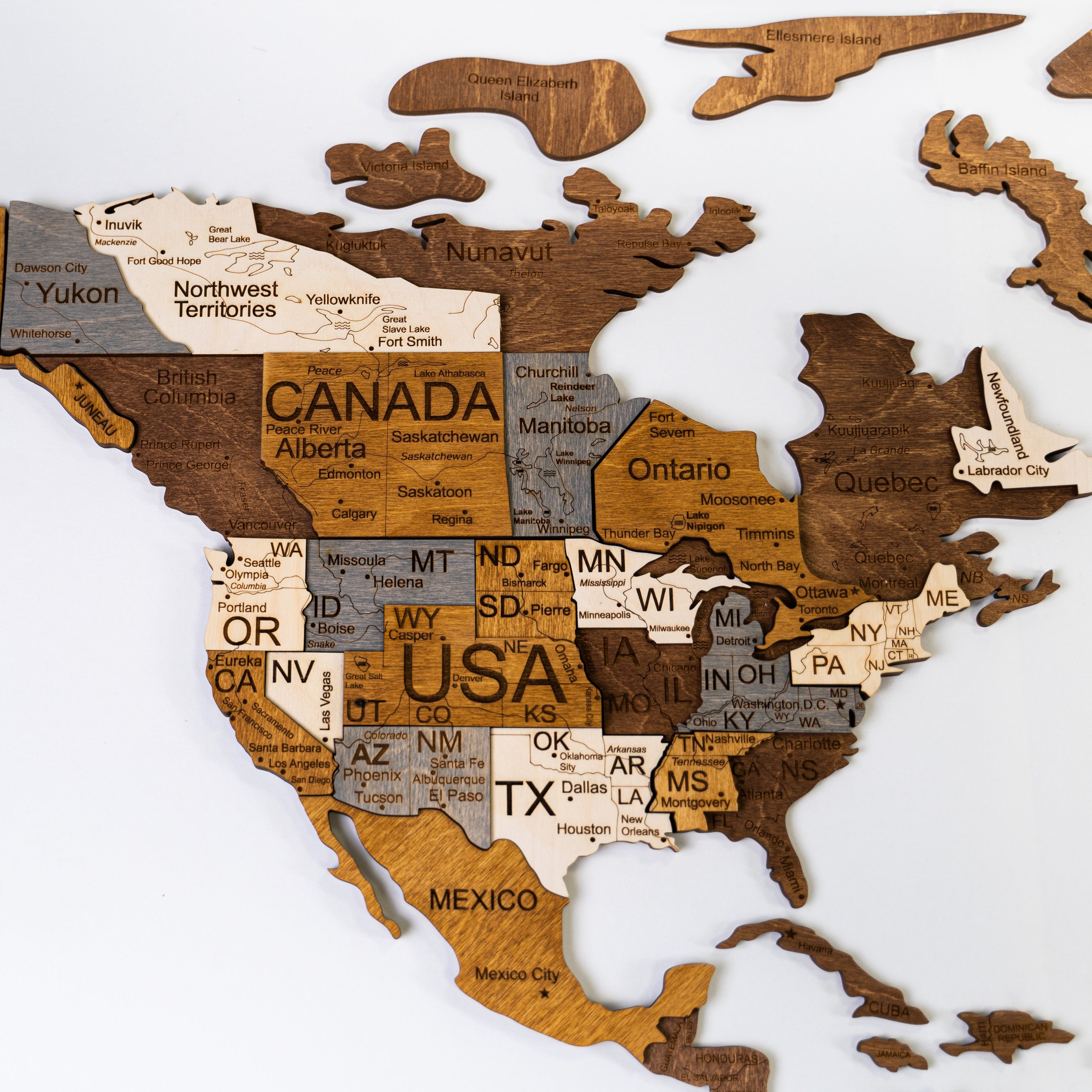 North America 100x50