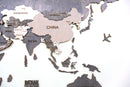 Wooden World Map 150x75 cm light gray (6) standard