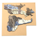 Wooden World Map 150x75 cm dark gray (3) full