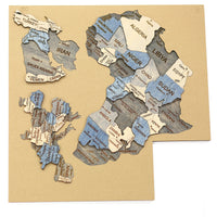 Wooden World Map 150x75 cm dark gray (3) full