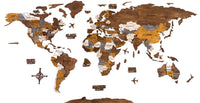 Wooden World Map 150x75 cm brown (5) full